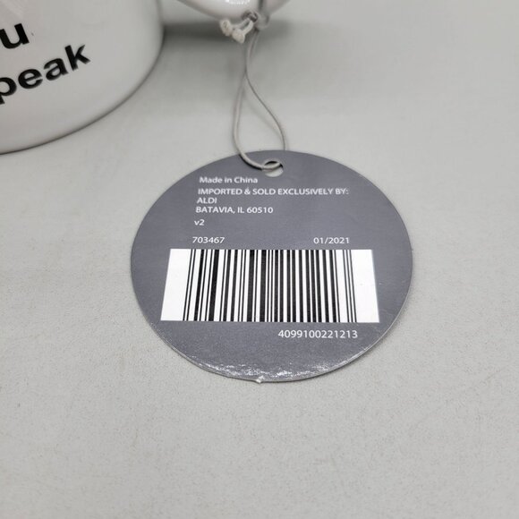 Shhh Almost Now You May Speak Coffee Mug 16 Fl Oz Stoneware Crofton - Picture 8 of 8